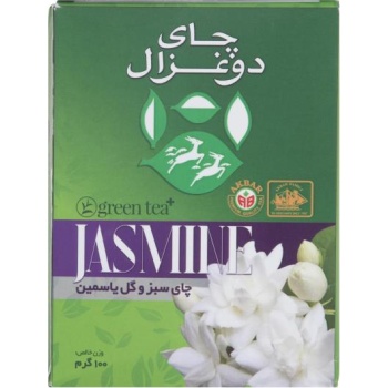  سبز و گل یاسمین دو غزال - 100 گرم632fd03eccb0348370